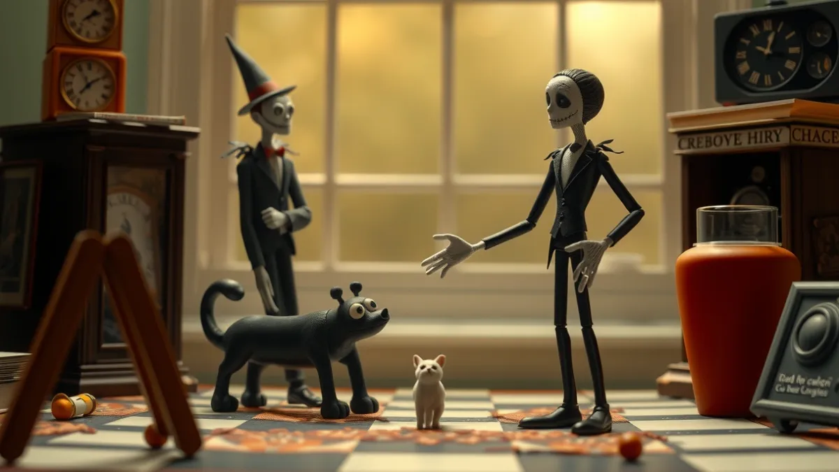 Por que o stop motion combina com o estilo de Tim Burton