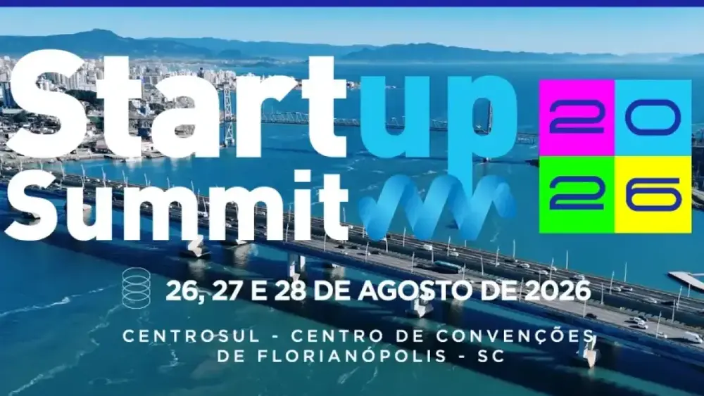 Startup Summit 2026: evento começa nesta quarta em Florianópolis