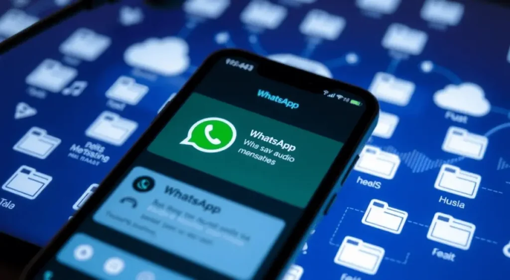 Onde ficam salvos os áudios do WhatsApp