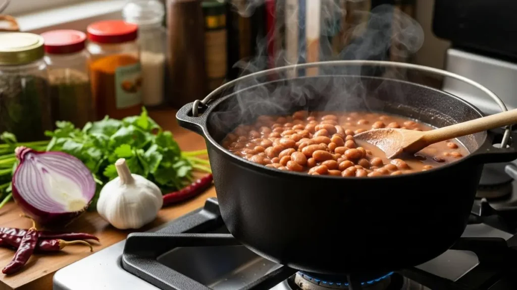 Pode cozinhar feijão com sal