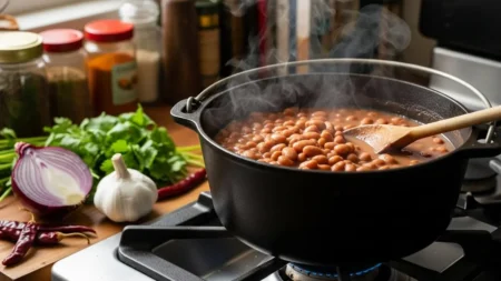 Pode cozinhar feijão com sal
