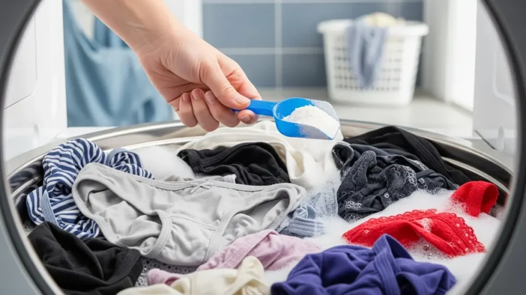 Pode lavar roupa íntima com sabão em pó