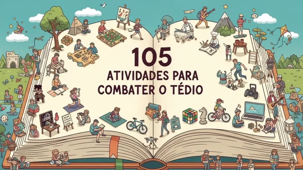105 atividades para combater o tédio e ter sempre opções