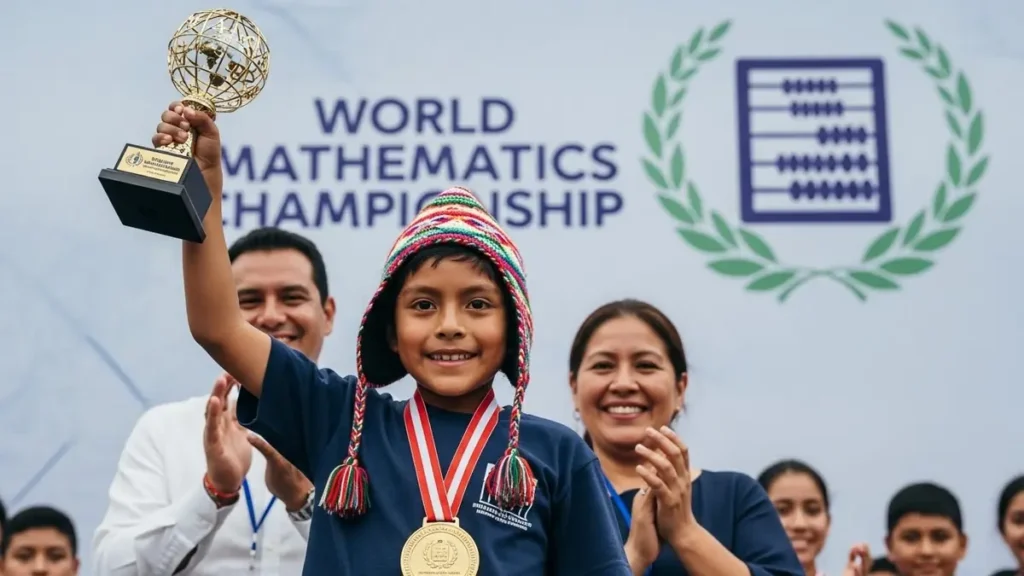 Criança peruana vende bicicleta e conquista ouro em Mundial de Matemática