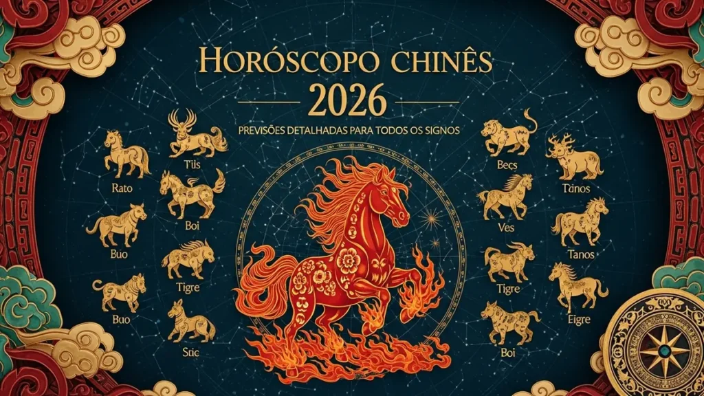Horóscopo Chinês 2026: previsões detalhadas para todos os signos Horóscopo Chinês 2026