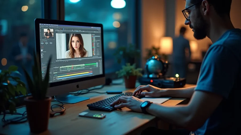 Como funciona o processo de edição de um filme profissional